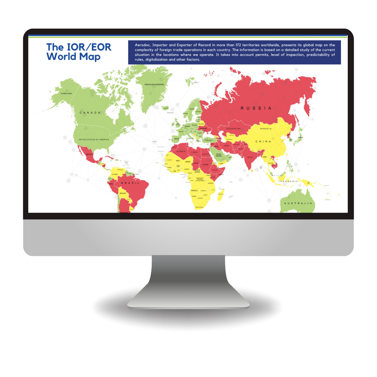 MOCK UP IOR MAP WORLD